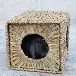 Cabane XL en fibre naturelle pour lapin