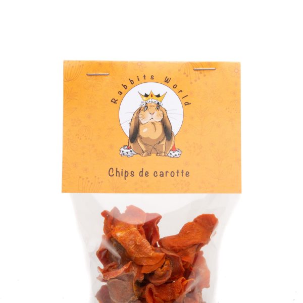 Chips de carotte pour lapin