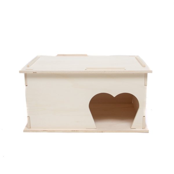 House of love, maison en bois pour lapin