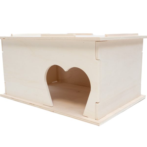 House of love, maison en bois pour lapin