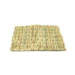 Tapis en fibres naturelles pour lapin