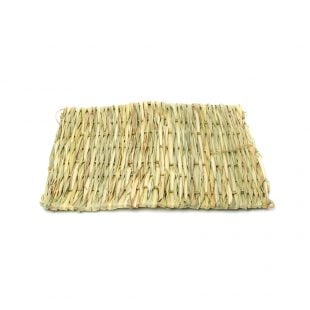 Tapis en fibres naturelles pour lapin