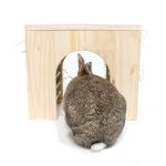 Arc de foin en bois pour les lapins