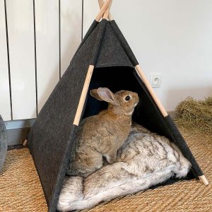 Tipi deluxe pour lapin