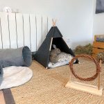 Tipi de luxe pour les lapins