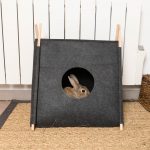 Tente en feutre pour les lapins