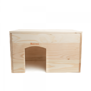 Maison Pollux en bois pour grands lapins