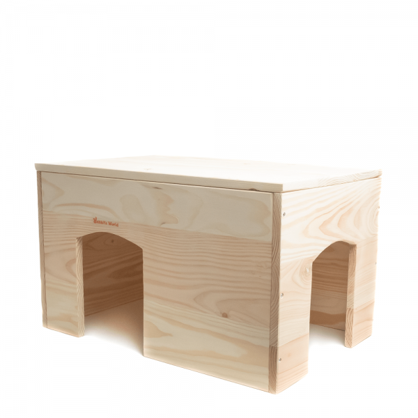 Maison Pollux en bois pour grands lapins