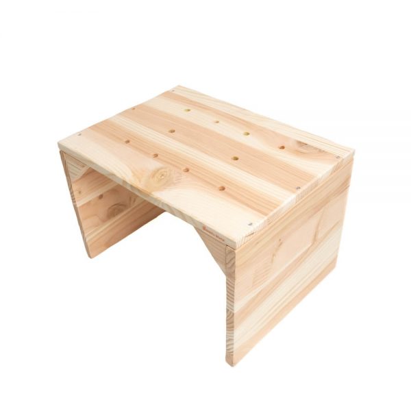 Table à branchages en bois pour les lapins