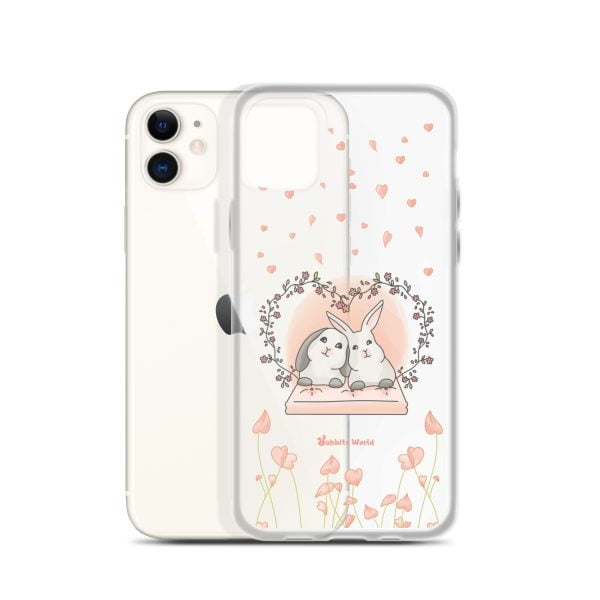 Coque pour iPhone "Rabbits In Love"