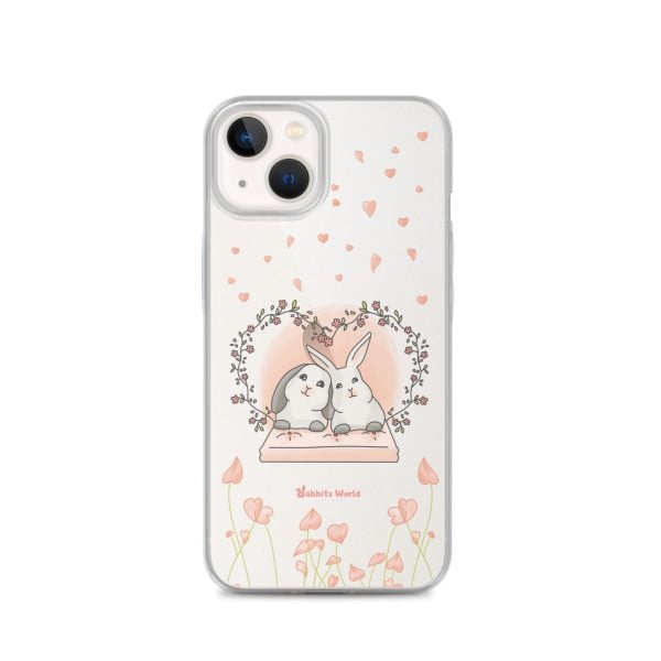 Coque pour iPhone "Rabbits In Love"