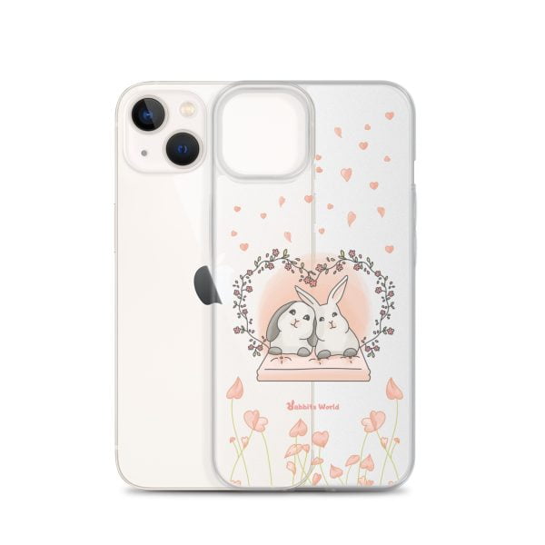 Coque pour iPhone "Rabbits In Love"