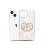 Coque pour iPhone "Rabbits In Love"