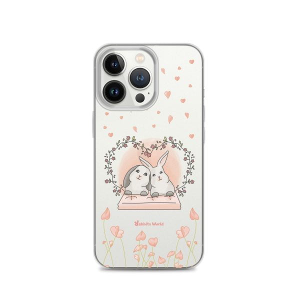 Coque pour iPhone "Rabbits In Love"