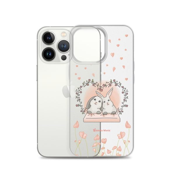 Coque pour iPhone "Rabbits In Love"