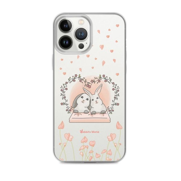 Coque pour iPhone "Rabbits In Love"