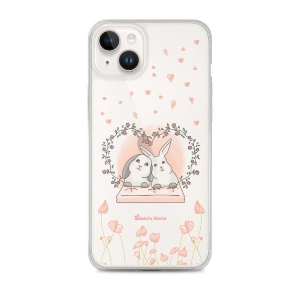 Coque pour iPhone "Rabbits In Love"