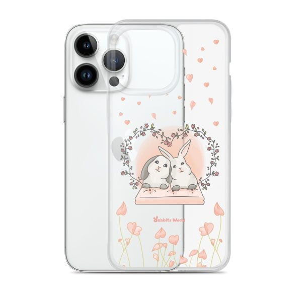 Coque pour iPhone "Rabbits In Love"