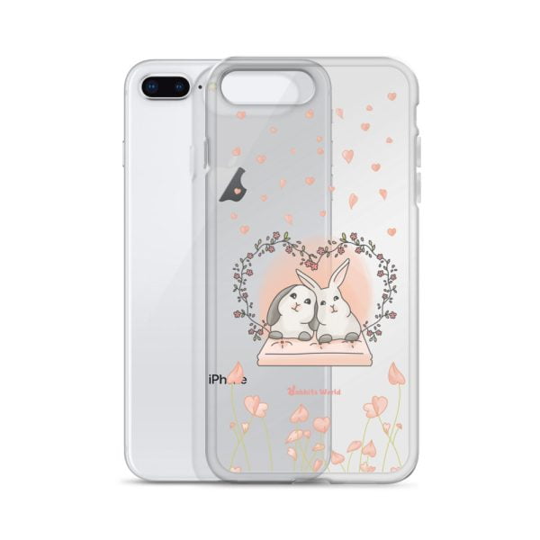 Coque pour iPhone "Rabbits In Love"