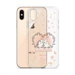 Coque pour iPhone "Rabbits In Love"