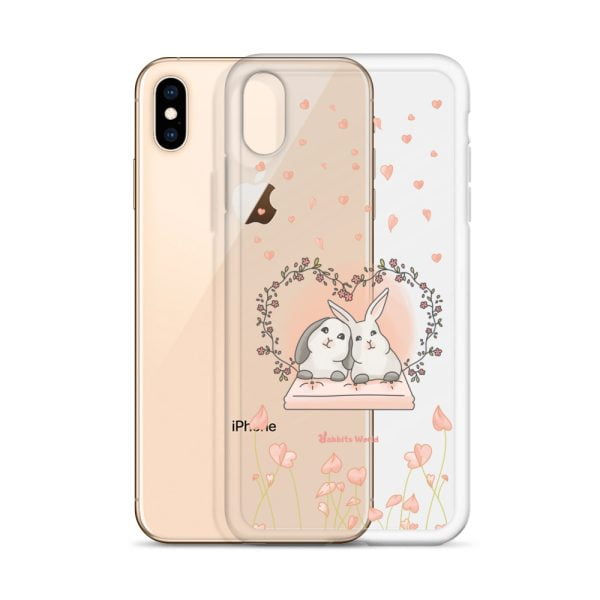 Coque pour iPhone "Rabbits In Love"