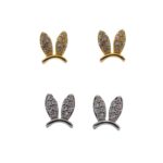 Boucles d'oreilles lapin, Doudou